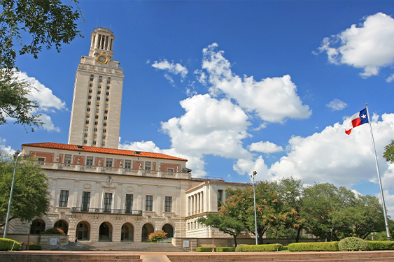Outside view of dental school building