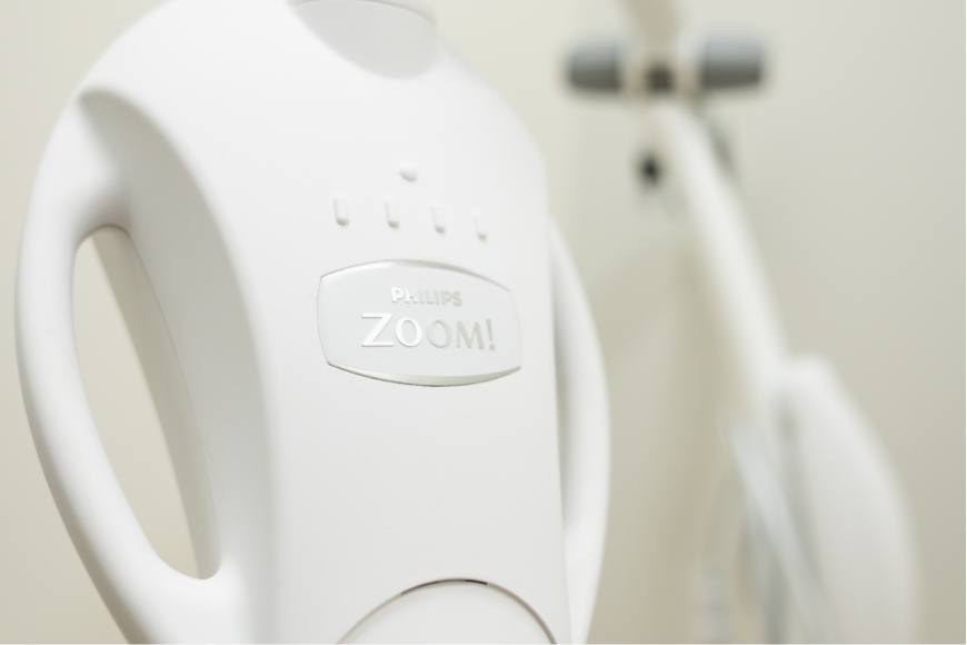 Zoom teeth whitening activation light